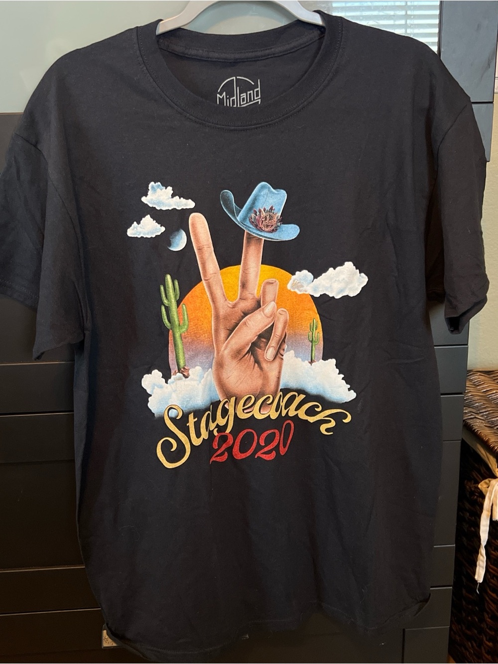 Stagecoach 2020 Graphic Tee - Black with Orange & Blue